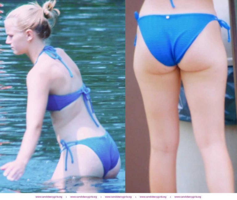 Blue Bikini Goddess Gorgeous Candid Ass Part2