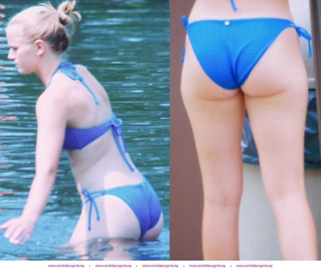 Blue Bikini Goddess Gorgeous Candid Ass Part2