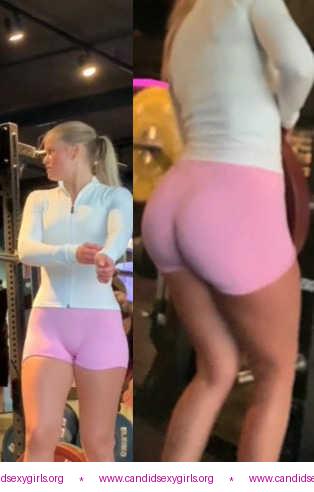 Candid Leggings Gym Girls Compilation Part300