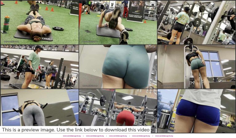 Candid Leggings Gym Girls Compilation Part301 + Bonus