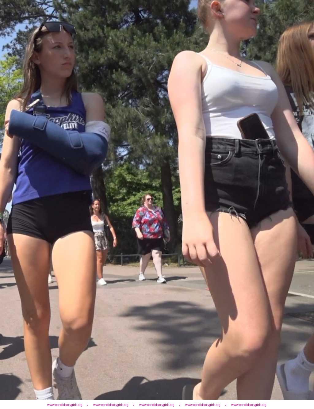 Candid Teens In Shorts Heaven