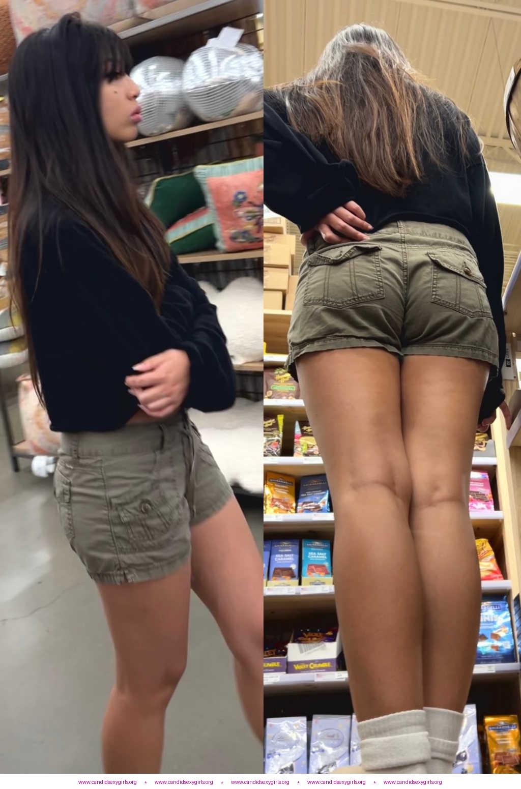 Two Exotic Girls Shopping