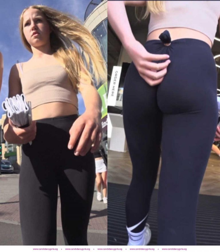 Candid Teen In Tight Leggings Awesome Ass