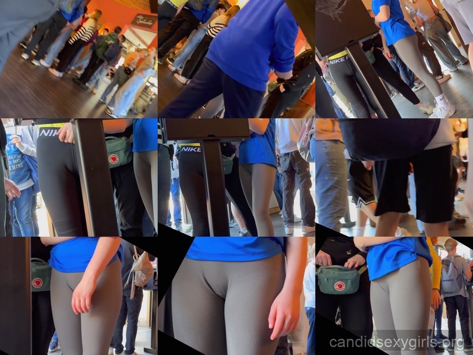 Hot Teen Clit Through Leggings Cameltoe preview