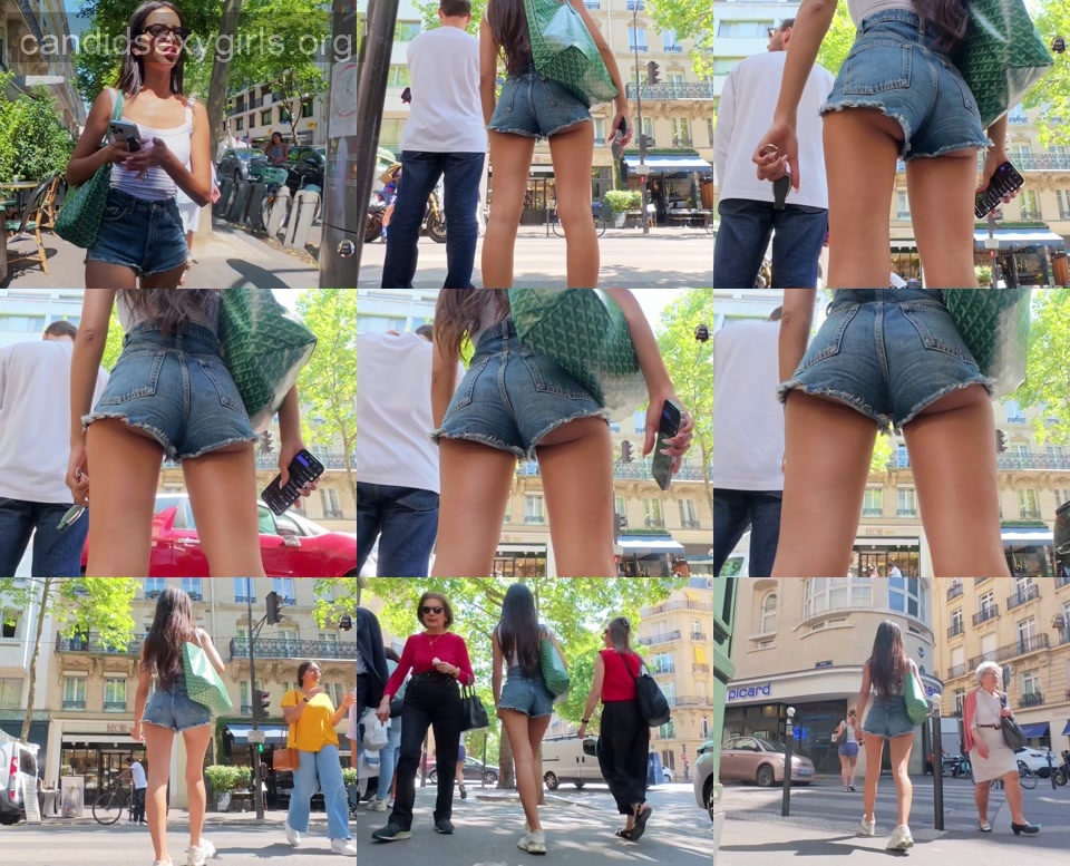 Tiny shorts Cheeky Girl preview