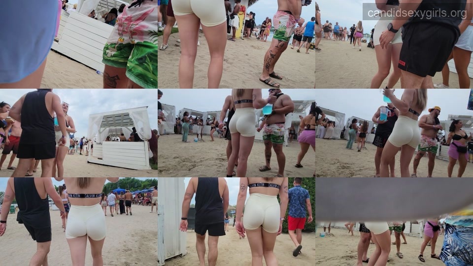 Beige Shorts EPIC Ass Hottie preview