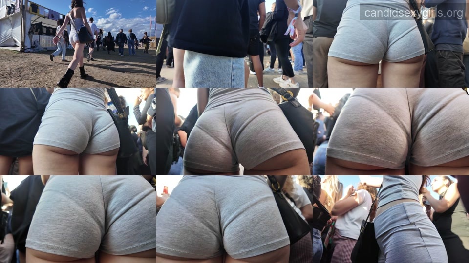 Deep Closeup On Tight VPL Booty preview