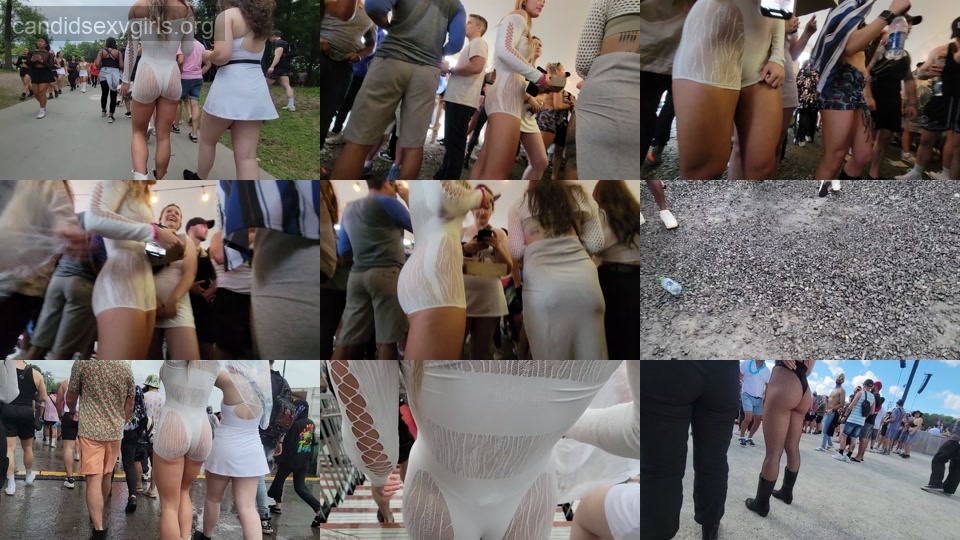 See Thru White Dress Busty Blonde (Full Version) preview