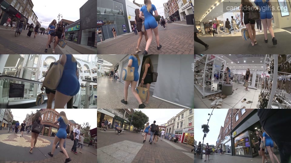 Blue Outfit Perfect Ass UK Blonde preview