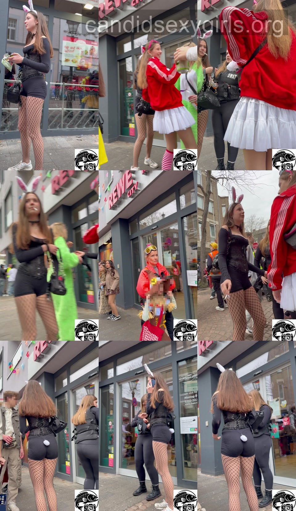 Creepshot Teen in Bunny Costume preview