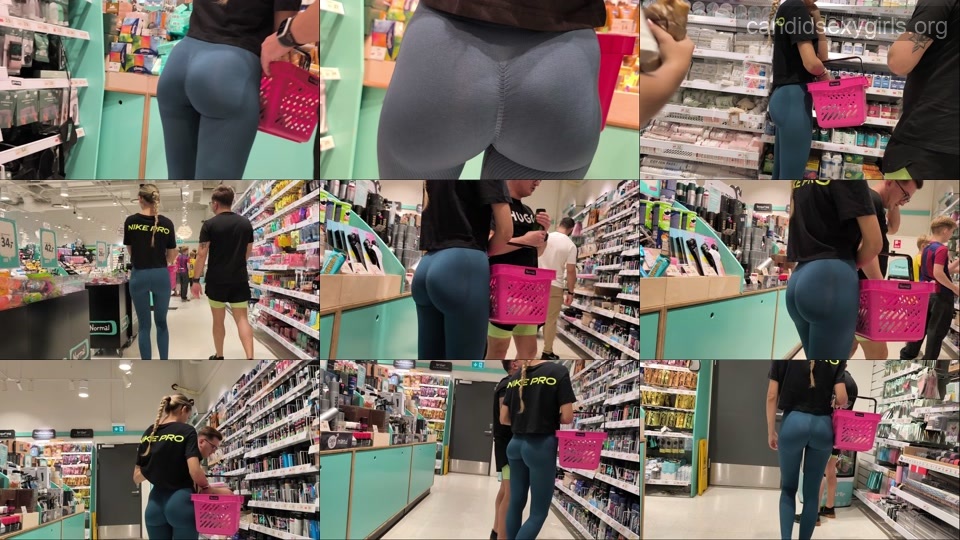 Fantastic Fit Ass Blonde In Leggings preview