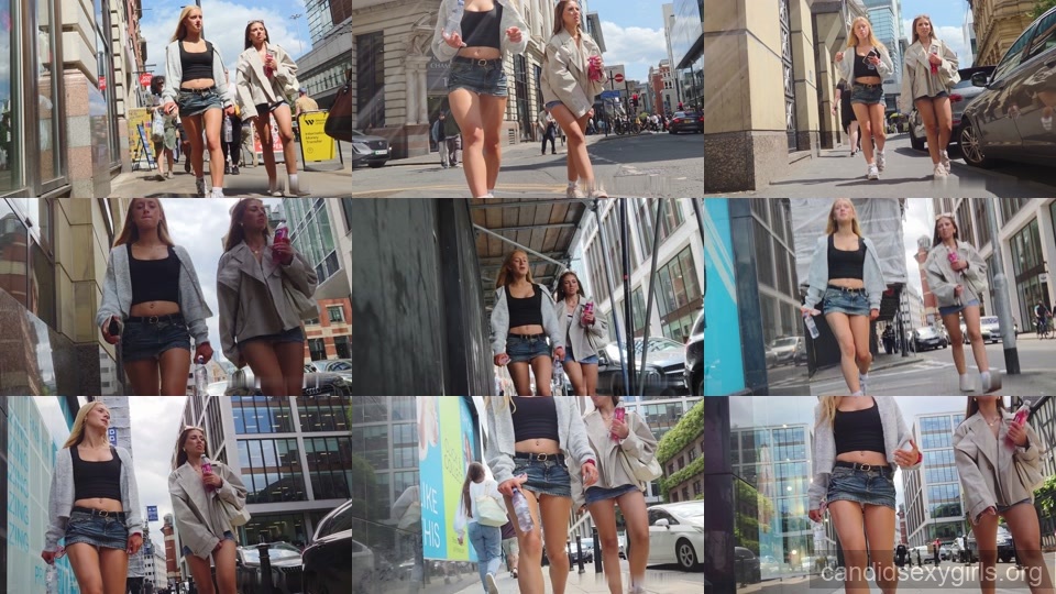 Frontal Upskirt Hot Blonde Girl Creepshot preview