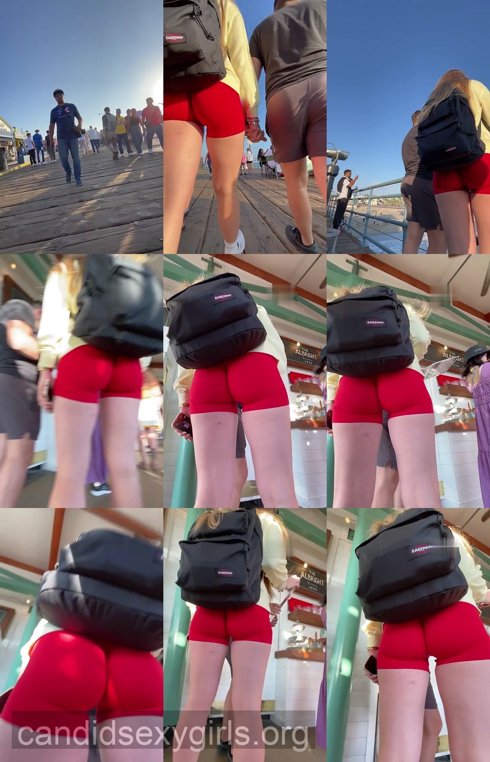 Perfect Ass Wedgie In Red Shorts GF preview