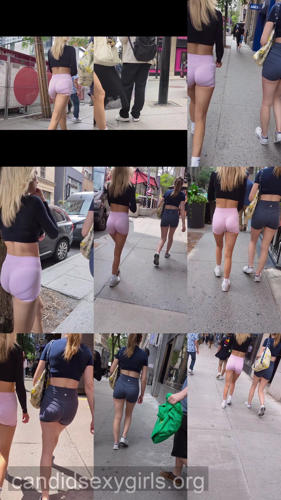 Skinny Body Pink Shorts Blonde preview