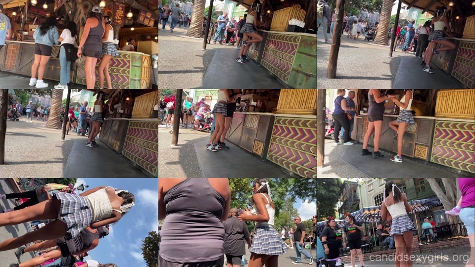 Very Short Skirt Teen Upskirt preview