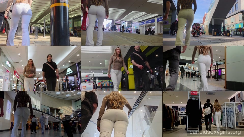 White Pants Fat Ass Girl preview