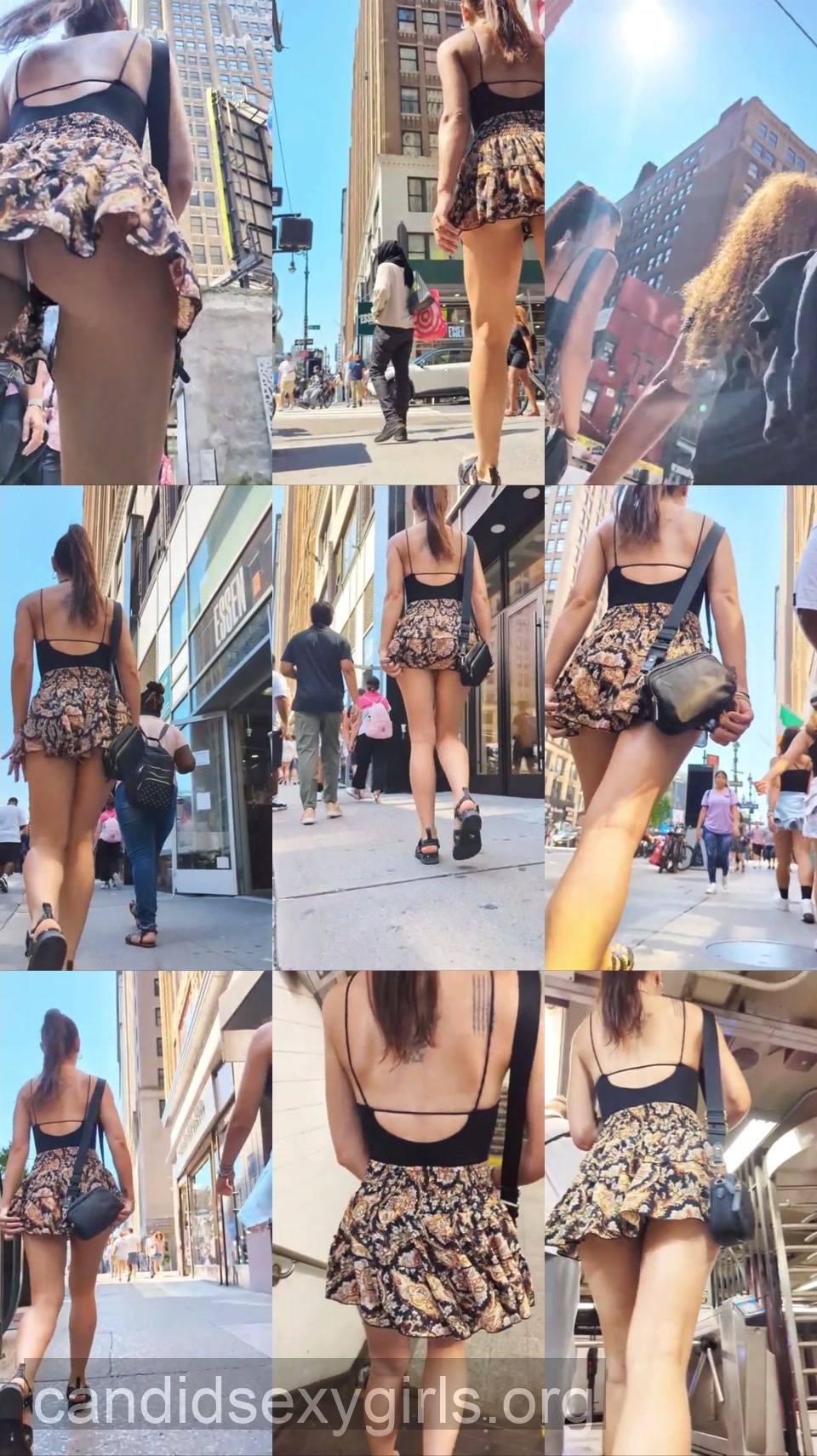 Windy Upskirt Sexy Girl Creepshot preview