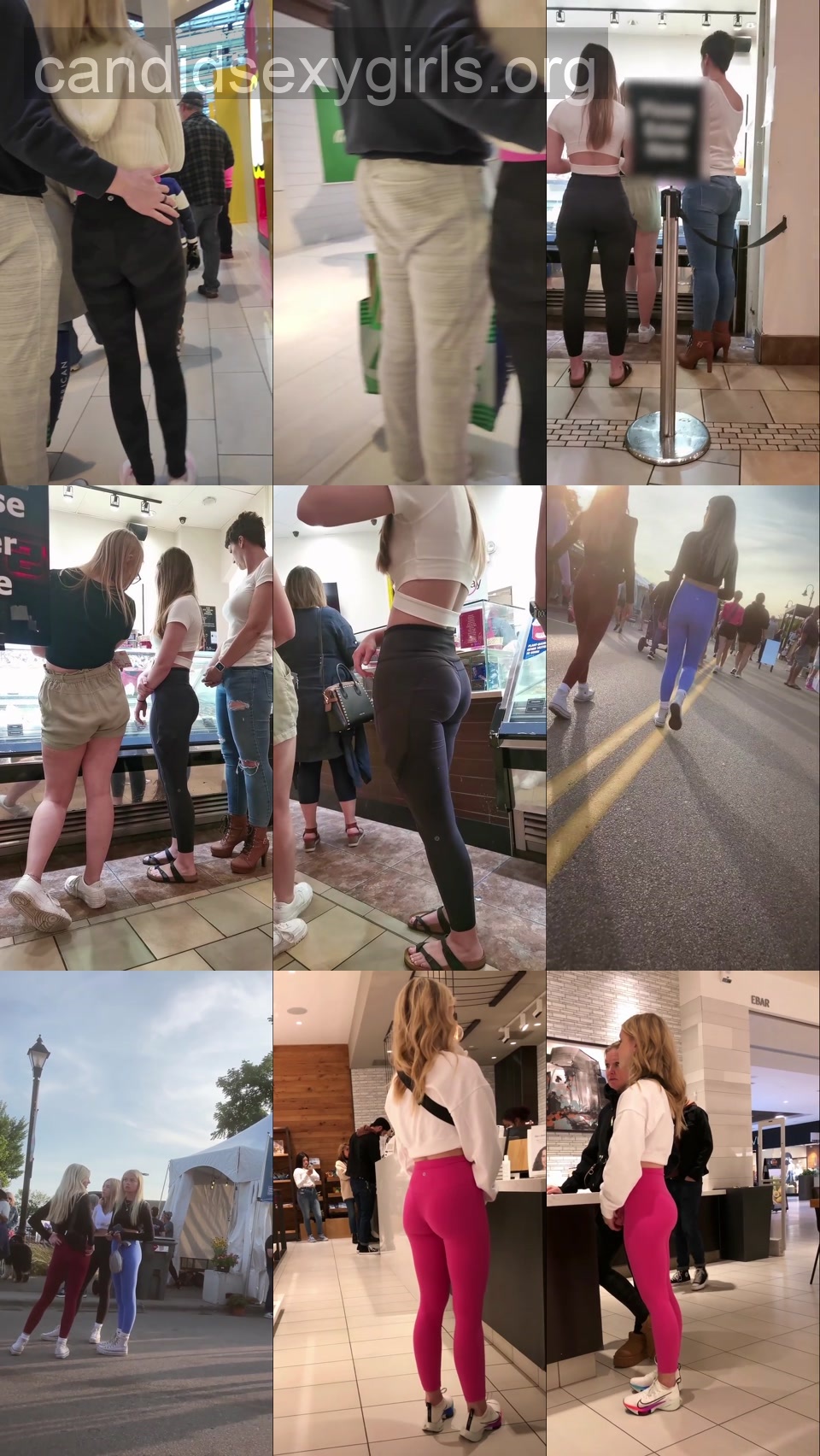 Candid Leggings Compilation preview