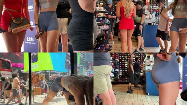 Fantastic Ass Teen In Blue Lulu Shorts preview