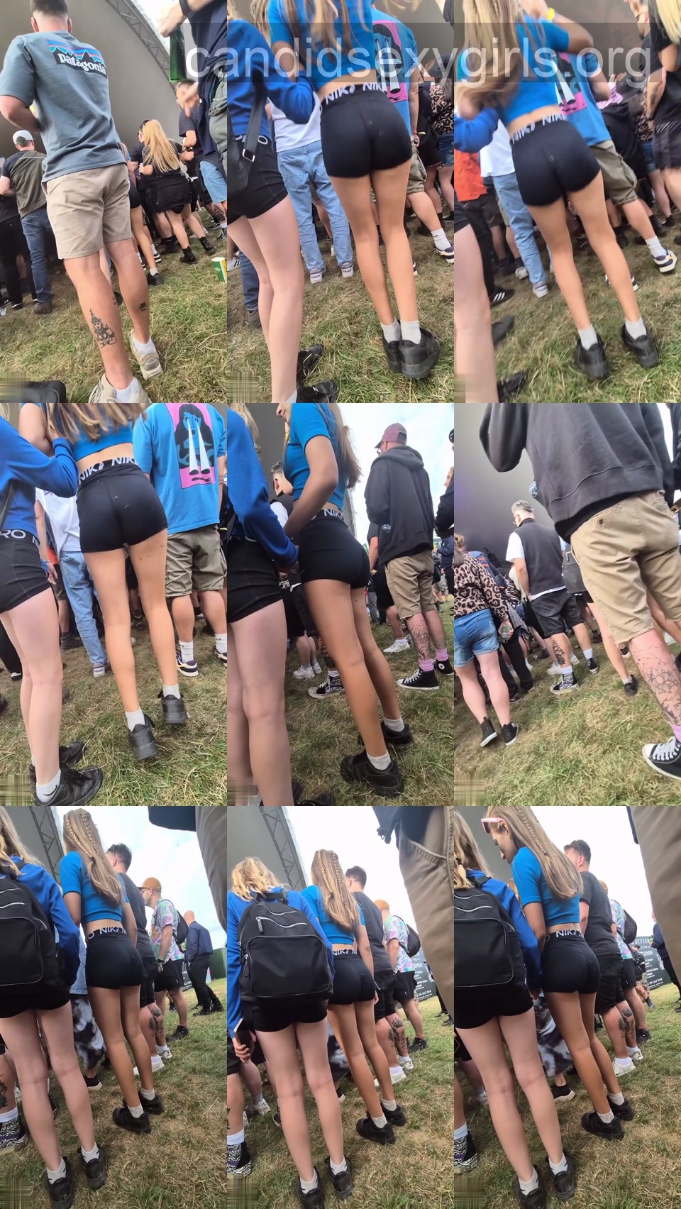 Very Skinny Body Blonde In Nike Pro Shorts preview